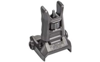 Magpul MBUS Pro Front Flip-Up Sight, 1 MOA Elevation Adjustment, Black