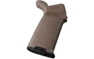 Magpul MOE+ Rifle Grip, FDE Polymer with Overmolded Rubber