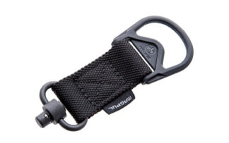Magpul MS1 2-Point Sling Adaptor, Black Manganese-Phosphate Steel & Polymer, 1-1/4" Webbing