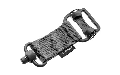 Magpul MS1 Sling Adapter, Dual Adapter, Stealth Gray, 1-1/4 in Webbing