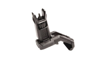 Magpul MBUS Pro Offset Front Flip-Up Iron Sights, 1 MOA Elevation Adjustment, Black