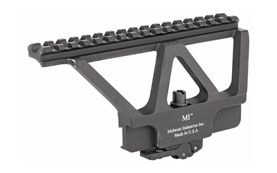 Midwest Industries MI-AKSM AK Side Railed Scope Mount QD, 6.75 in Rail, Black