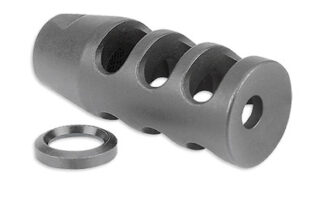 Midwest Industries MIARMB1 3-Chamber AR Muzzle Brake, 1/2x28 Threads, .223 Rem/5.56 NATO