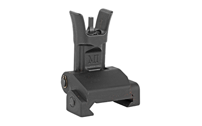 Midwest Industries Combat Rifle Sight Flip Up Front Mil-Spec Height, Black Finish