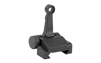 Midwest Industries MICRSR Combat Rifle Rear Flip Sight, 0.388 in Low Profile, Black