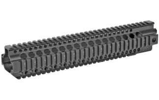Midwest Industries Combat Rail T-Series Free Float 12.625in Quad Rail Handguard for AR-15, Black