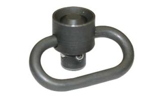Midwest Industries Heavy Duty 1.25 in QD Flush Push Button Sling Swivel, Black