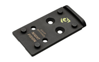 Night Fision Pistol Optic Plate, Mount for DPP and Full Size Glock MOS, Black