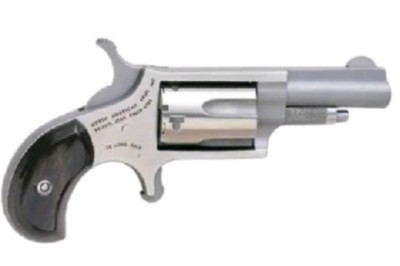 North American Arms Mini 22LR Single Action Revolver 1.625 in Barrel, Stainless, Fixed Sights, 5 Rounds