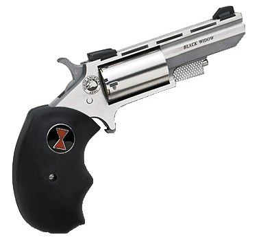North American Arms BWC Black Widow 2 in Single-Action .22 LR Stainless Revolver, Fixed Sights