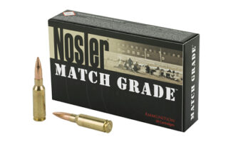 Nosler 6.5mm Grendel 123 gr Custom Competition HPBT, 20 Rounds