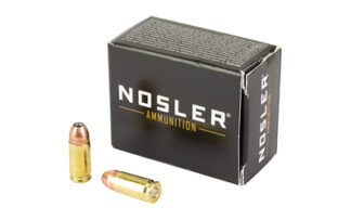 Nosler ASP 9mm 115 gr JHP Hollow Point, 20 Rounds Per Box