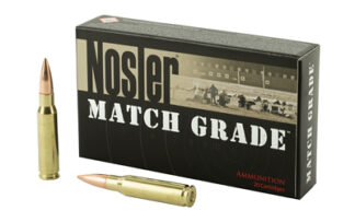 Nosler Match Grade Custom Competition .308 Winchester / 7.62 NATO 168 Grain Ammo, 20 Rounds
