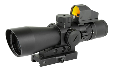 NCStar USS G2 P4 Sniper 3-9x42 Scope with Micro Dot and Quick-Release Mount (BDC)