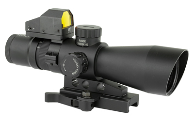 NCStar USS G2 P4 Sniper 3-9x42 Scope with Micro Dot and Quick-Release Mount (BDC)