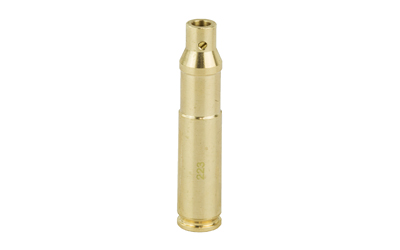 NCStar TLZ223 .223 Remington Red Laser Bore Sighter, Brass Finish
