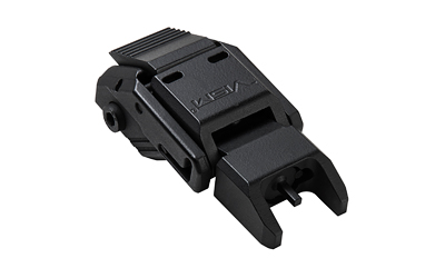 NCStar Pro Series Flip-Up Front Sight, Low Profile Spring Loaded, Adjustable A2 Post, Black