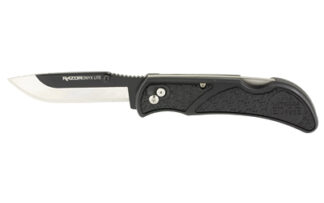 Outdoor Edge Razor Onyx OX30C 3 in 420J2 SS Folding Knife, Plain Edge, Black