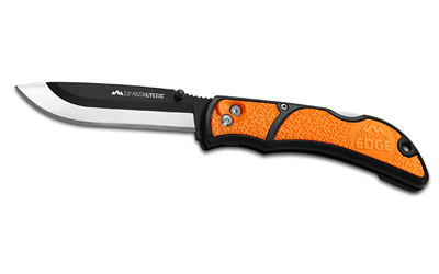 Outdoor Edge Razor EDC Lite Folding Knife 3.5" 420J2 SS Blade, Black-Oxide Holder