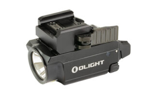 Olight Baldr RL Mini Rechargeable Weapon Light with Red Laser, 600 Lumens, Black (Picatinny)