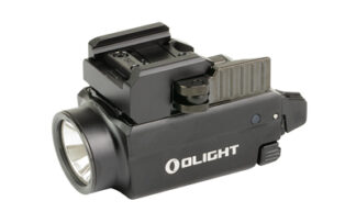 Olight Baldr S Rechargeable Weapon Light with Blue Laser, Picatinny Rail Mount (Black)