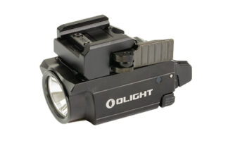 Olight Baldr Mini 600-Lumen Rechargeable Weapon Light with Green Laser, Black