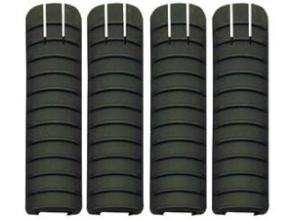 ProMag 1913 Picatinny Rail 11-Rib Cover Panel, Black Polymer (4-Pack)