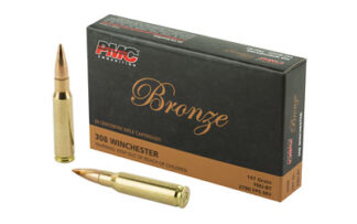 PMC Bronze .308/7.62 NATO 147gr FMJ Boat Tail 20rd
