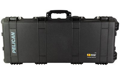 Pelican 1700 Protector Rifle Case, Black Polypropylene, Foam, 39x19x7 in