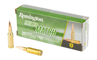 Remington Premier Match 6.5 Grendel 130 gr Berger OTM Open Tip Match Ammo, 20 Rounds