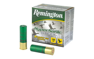 Remington HyperSonic Steel 12 Gauge 3 in #4 Steel Shot, 1 1/4 oz, 25 Rounds