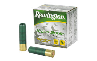 Remington HyperSonic Steel 12 Gauge 3.5 in #4 Steel Shot, 1 3/8 oz, 25 Rounds/Box