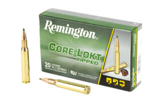 Remington Core-Lokt Tipped .270 Winchester 130 Grain Polymer Tip Ammo, 20 Rounds
