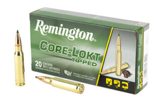 Remington Core-Lokt Tipped .308 Winchester 180 Gr Polymer Tip, 20 Rounds