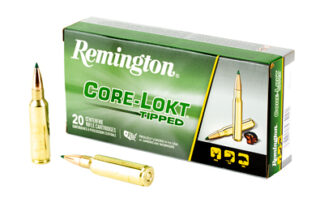 Remington Core Lokt Tipped .300 WSM 150 Grain Polymer Tip Ammunition, 20 Rounds Per Box