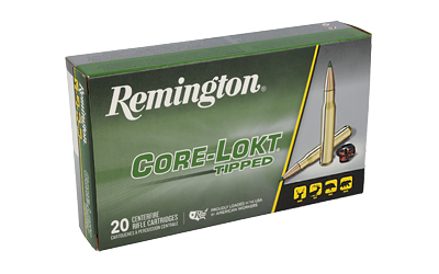 Remington Core-Lokt Tipped 6.5 PRC 140 gr Polymer Tip Ammo, 20 Rounds Per Box