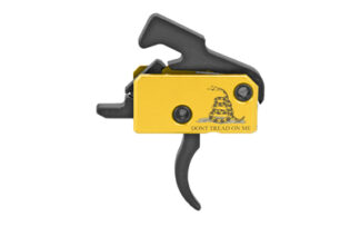 Rise Armament RA-140DTOM Don't Tread on Me Curved Single-Stage Trigger, 3.50 lb Draw Weight