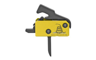 Rise Armament RA-140F-DTOM Don't Tread on Me Flat Super Sporting Trigger, 3.50 lb Draw Weight