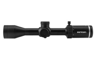 Riton 1 Primal 3-9x40 SFP Rifle Scope, 1in Tube, MOA 0.25, RHR Reticle, Black