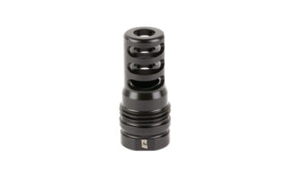 Rugged Suppressors .338 3-Port Muzzle Brake, 5/8-24 Thread Pitch, Matte Black