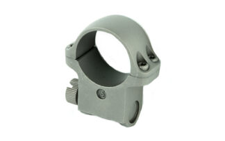Ruger Hawkeye 1-Inch High Scope Ring, Matte Stainless Finish, Single (90291)
