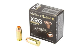 Sellier & Bellot XRG Defense .45 ACP 165 gr Solid Copper Hollow Point, 25 Rounds