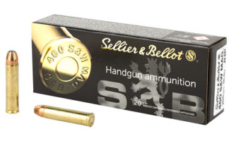 Sellier & Bellot SB460B 460 S&W Magnum 255 gr Jacketed Hollow Point, 20-Round Box