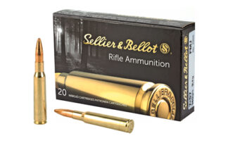 Sellier & Bellot SB757A 7x57mm Mauser 140 gr Full Metal Jacket, 20 Rounds Per Box