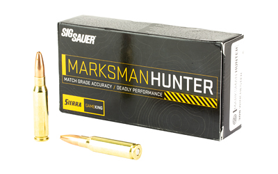SIG Sauer Marksman Hunter .308 / 7.62 NATO 165gr Boat Tail Hollow Point (20 Rounds)
