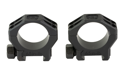 Sig Sauer Alpha6 30mm Low Scope Ring Set (Black, Picatinny)