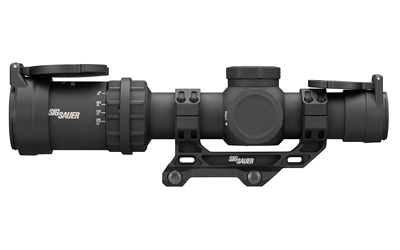 Sig Sauer Electro-Optics TANGO-MSR 1-10x24 Illuminated BDC 10 FFP W/ MSR Mounts, Black