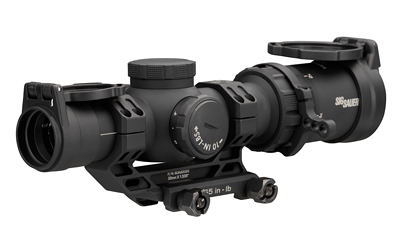 Sig Sauer Electro-Optics TANGO-MSR 1-10x24 Illuminated BDC 10 FFP W/ MSR Mounts, Black