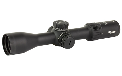 SIG Sauer Whiskey4 3-12x44mm SFP Hellfire BDC Riflescope, Illuminated (IR), Black