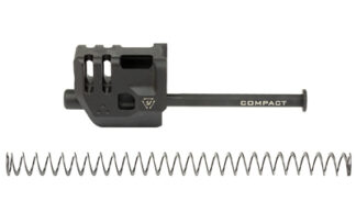Strike Industries Mass Driver Compensator 9mm for Glock 19 Gen 4, Black Aluminum
